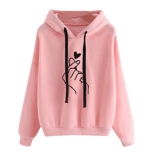 Classique Femmes Hoodies Coton Mélange Pull À Capuche Sweat Style Décontracté - Product Image 4