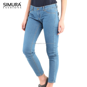 Meilleurs jeans en denim pour femmes grandes tailles, design skinny élégant, respirant, écologique et extensible, pour filles et femmes, en vente en ligne - Product Image 6