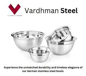 Venta de Fábrica, Precio Económico, Venta al por Mayor, Tazón Alemán de Acero Inoxidable 202, Tazón Grande para Mezclar, Tazón para Frutas - 16 cm a 32 cm - Product Image 2