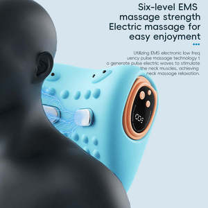 USB Rechargeable Neck Massage Pillow with Heating – 3 Adjustable Strength Levels - Product Image 3