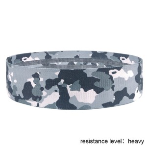 Banda de círculo de cadera de entrenamiento de fitness en casa elástica de tela con diferentes niveles de fuerza - Product Image 3