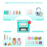 Machine d'impression de coques de téléphone personnalisées, imprimante à transfert thermique par sublimation 3D pour les magasins de téléphonie mobile, les détaillants et les entrepreneurs