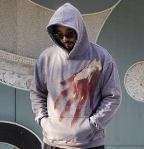 เสื้อมีฮู้ดแนวสตรีทสำหรับทั้งชายและหญิง, 3D แนวโกธิคแนวสตรีทสยองขวัญลายเลือดสำหรับฤดูหนาวฮาโลวีนที่ต้องมีแฟชั่นแนวสตรีท - Product Image 4