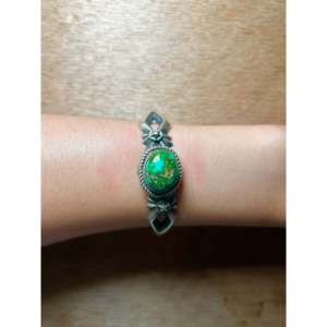 Sonoran Mountain Turquoise & Sterling <b>Silver</b> <b>Cuff</b> <b>Bracelet</b> Chimney Butte Collection by Fashion Jewelry - Product Image 5