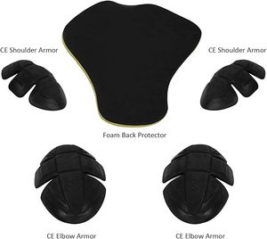 Chemise en flanelle pour motard homme, hiver, résistante, respirante, coupe-vent, avec protections de sécurité - Product Image 5