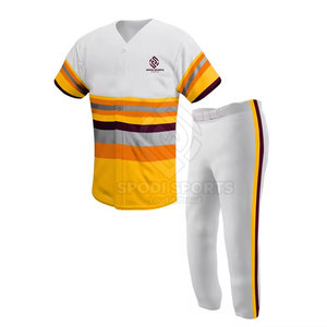 Uniforme de béisbol de práctica de alto fabricante, recién llegado, uniforme de béisbol de último diseño - Product Image 4