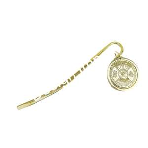 Roue de bateau en or de luxe avec bâton artisanat articles nautiques décoratifs article de décoration d'accent de roue de bateau unique en métal à vendre - Product Image 3