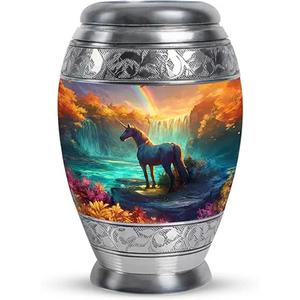 Urnes de crémation faites à la main de la meilleure qualité au prix de gros Urne de crémation en métal pour les cendres humaines et les fournitures funéraires pour l'exportation - Product Image 2