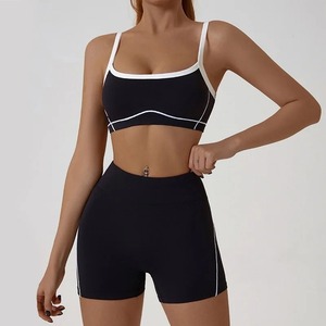 Ensemble haut de gamme personnalisé tendance Gym Yoga ensemble décontracté Premium Design survêtement d'entraînement nouvel élégant respirant femmes 2 pièces ensemble - Product Image 3