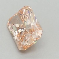 Anillo de Compromiso con Diamante Cultivado en Laboratorio, Corte Radiante Brillante, 1.00 Ct, Color Rosa Fantasía, Certificado IGI, Claridad VS, Diamante Personalizado