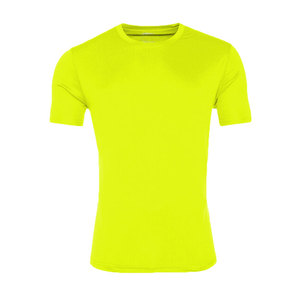 T-shirt vert néon à col rond promotionnel de haute qualité pour hommes T-shirts respirants pour hommes - Product Image 1