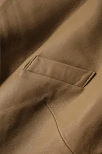 Chaqueta de talla grande de cuero PU para Primavera/otoño, ropa de calle para mujer, chaqueta de cuero de motorista ajustada, abrigo para mujer - Product Image 6