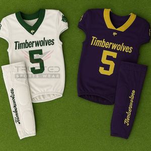 Uniformes de Fútbol Americano para Equipos Profesionales, Conjuntos Deportivos Transpirables de Secado Rápido Personalizables de Alta Calidad para Hombre - Product Image 6