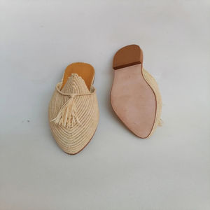 Sandalias y Zapatillas de Rafia Hechas a Mano en Marruecos, Económicas y Ecológicas, Calzado Tejido para Hombre y Mujer, Venta al Por Mayor Directa de Fábrica - Product Image 2