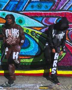 Haute Qualité Personnalisé Dtg Imprimer Logo Hommes Lourd À Capuche Ensemble Rue Coton 2 Pièces Ensemble Jogger Costumes Court Hommes Deux Pièces Ensemble - Product Image 6