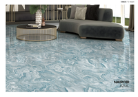 Carreaux de sol en porcelaine de conception moderne haut de gamme 600x1200mm 60*120cm, surface métallisée mate, 8mm d'épaisseur, utilisation intérieure, appartement
