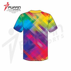 ชุดยูนิฟอร์มเบสบอลคอวีติดกระดุม PUFFIN SPORTS คุณภาพสูง ชุดทีมแบบกำหนดเอง ออกแบบโลโก้ฟรี พิมพ์ลาย ระบายอากาศได้ 100% - Product Image 3