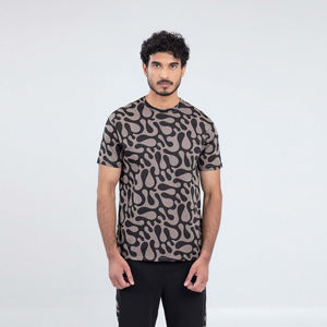 T-shirt en tricot personnalisé par sublimation, usine OEM, marque privée, style tendance, streetwear, séchage rapide, confortable, vêtement décontracté - Product Image 1