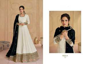 Venta caliente Faux Georgette con bordado de lentejuelas Salwar Suit fabricante y proveedor de Surat - Product Image 3