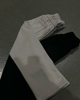 Pantalon de survêtement unisexe Hip Hop imprimé avec lettres brodées, double couche, coupe ample, grande taille, imperméable, 100% coton, taille mi-haute