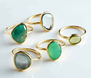 Alto grado Rosa amatista Hydro 8-10mm aproximadamente Unione forma piedra preciosa bisel conjunto 925 Plata chapado en oro anillo de banda fina regalo de verano - Product Image 3