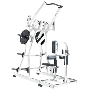 Machine de musculation à charge par plaques ISO-Lat Front Lat Pulldown reconditionnée pour l'entraînement de la partie supérieure du dos à domicile et en salle de sport - Product Image 1