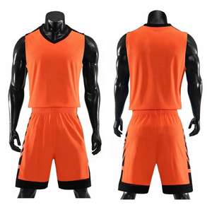Conjunto de uniforme de baloncesto para hombre, camiseta y pantalones cortos transpirables de secado rápido, ropa deportiva ligera para entrenamiento en equipo y competición - Product Image 2