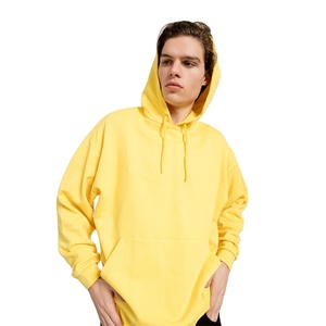 Vente en gros de sweat à capuche uni pour hommes pull en molleton de coton sweat à capuche doux et chaud pour l'hiver logo personnalisé OEM ODM fourniture en usine - Product Image 2