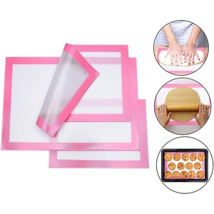 Ensemble d'outils de <span class=keywords><strong>pâtisserie</strong></span> professionnels personnalisés, tapis de cuisson en silicone antiadhésif résistant à la chaleur et respectueux de l'environnement, 3 pièces 20x30cm - Product Image 2