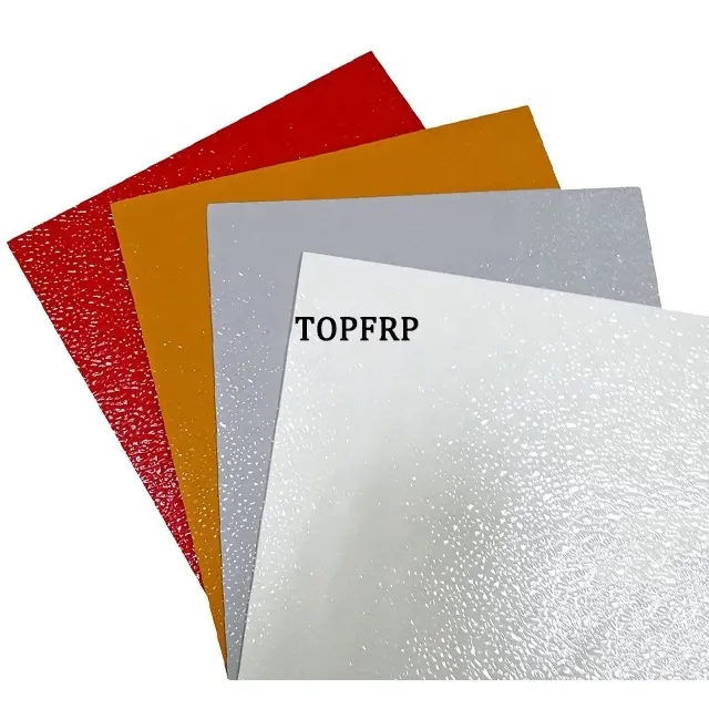 Hot Sale FRP gel coat Sheet rolls Fiberglass Pebble Panel
