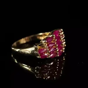 Bague de fiançailles élégante en argent sterling avec diamant moissanite Tishya pour femme, coupe marquise, idéale pour les propositions de mariage et les cocktails - Product Image 3