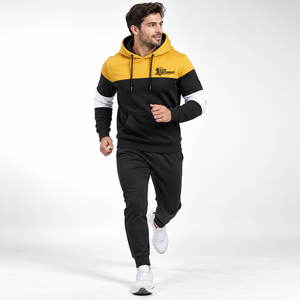 Plain Solid Casual <b>Pullover</b> <b>Men</b> Team Wear Hoodies 100% Cotton Winter Premium Quality Breathable Eco-Friendly Quick Dry Fleece - Product Image 2