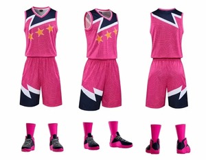 Conjuntos de uniformes de baloncesto personalizados, ropa deportiva transpirable de talla grande, servicio OEM al por mayor - Product Image 4