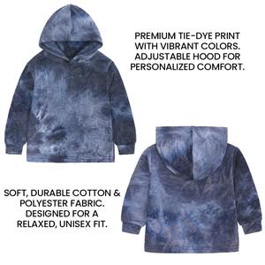 Tie Dye Hommes Hoodies Dernier élégant Top Qualité Fabricants de vêtements personnalisés Tendance Hommes Pull Confortable À Capuche - Product Image 4