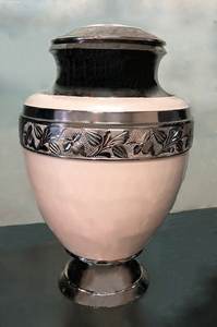 Aluminum Hand Painted Cremation Urn Memorial Urn <b>Funeral</b> <b>Supplies</b> Indian Manufacture L MAX B EXPORTS - Product Image 6