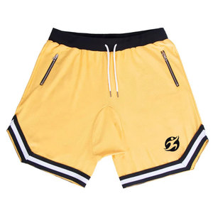Short d'entraînement de basket-ball en polyester 100% de haute qualité Vêtements d'entraînement respirants avec logo de marque personnalisable - Product Image 1