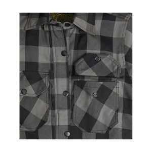 Usine de moto femmes protection rembourrée moto équitation douce flanelle chemise à manches longues course chemises en flanelle pour femmes - Product Image 5