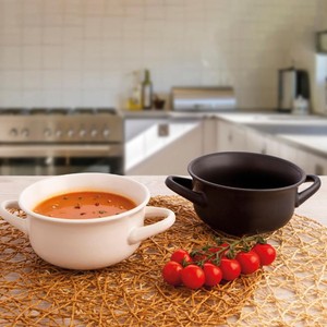 Tazón desechable de consomé negro mate Tazón de un solo uso de calidad premium - Product Image 2