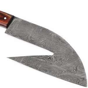 Couteau professionnel fait à la main en acier au carbone Chef cuisine couperet couteau couperet avec gaine en cuir - Product Image 1