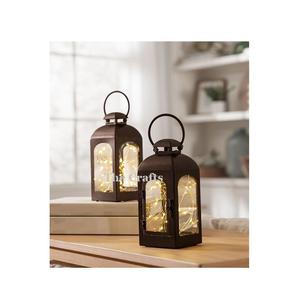 Farol Decorativo de Metal Color Dorado, Tamaño y Forma Personalizados, Farol Colgante para Decoración del Hogar, Hoteles y Eventos - Product Image 3