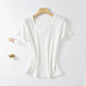 Débardeurs de sport en tricot à col rond pour femmes, couleur personnalisée, avec logo sur le devant, vente chaude - Product Image 4