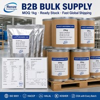 Acide N-acétylneuraminique de haute pureté, acide sialique, poudre cristalline blanche pour complément alimentaire et aliments fonctionnels