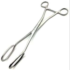 Pinzas Uterinas Ligeramente Curvadas de 29 cm, Acero Inoxidable, Resina Plástica, Materiales de Goma, Potencia Eléctrica Manual por Surgiright - Product Image 5