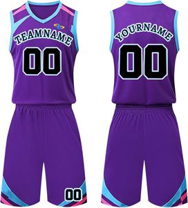 Ensemble de maillots de basket-ball personnalisés de qualité supérieure en gros, 100% polyester, uniformes de basket-ball pour hommes et femmes - Product Image 6