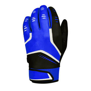Gants de baseball à doigts entiers, bleu noir, synthétiques, respirants, à enfiler, pour droitier, homme, toutes saisons - Product Image 4