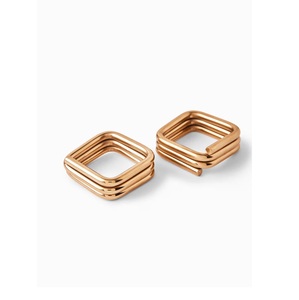 แหวนผ้าเช็ดปากโลหะทรงกลมขนาด5x5x5ซม. ออกแบบได้ตามต้องการสำหรับงานปาร์ตี้ - Product Image 3