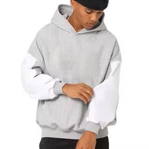 Top Trending Nuevo diseño de moda personalizado 100% algodón polar pullover oversize streetwear Sports panel hoodies. - Product Image 5