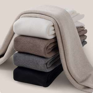 Mallas deportivas con costuras de cintura alta para mujer, entrenamiento, gimnasio, antibacteriano, transpirable, Spandex/nailon, tejido con logotipo personalizado - Product Image 4