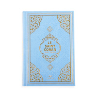 Livre du Coran Traduit en Français 17x24 cm Cadeau Familial Musulman pour l'Aïd Produit d'Impression Papier et Carton