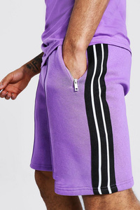 เซ็ตเสื้อยืดและกางเกงขาสั้นสำหรับผู้ชายชุดเสื้อยืดและชุดสั้นผ้าฝ้าย100% สำหรับผู้ชายฤดูร้อน - Product Image 2